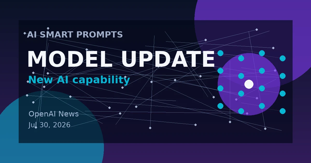 رسم تحريري آلي لخبر: OpenAI تعزز كفاءة التكلفة والأداء مع إطلاق GPT-5.6